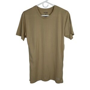 Skora Tan Short Sleeve Crewneck T-Shirt, Size S